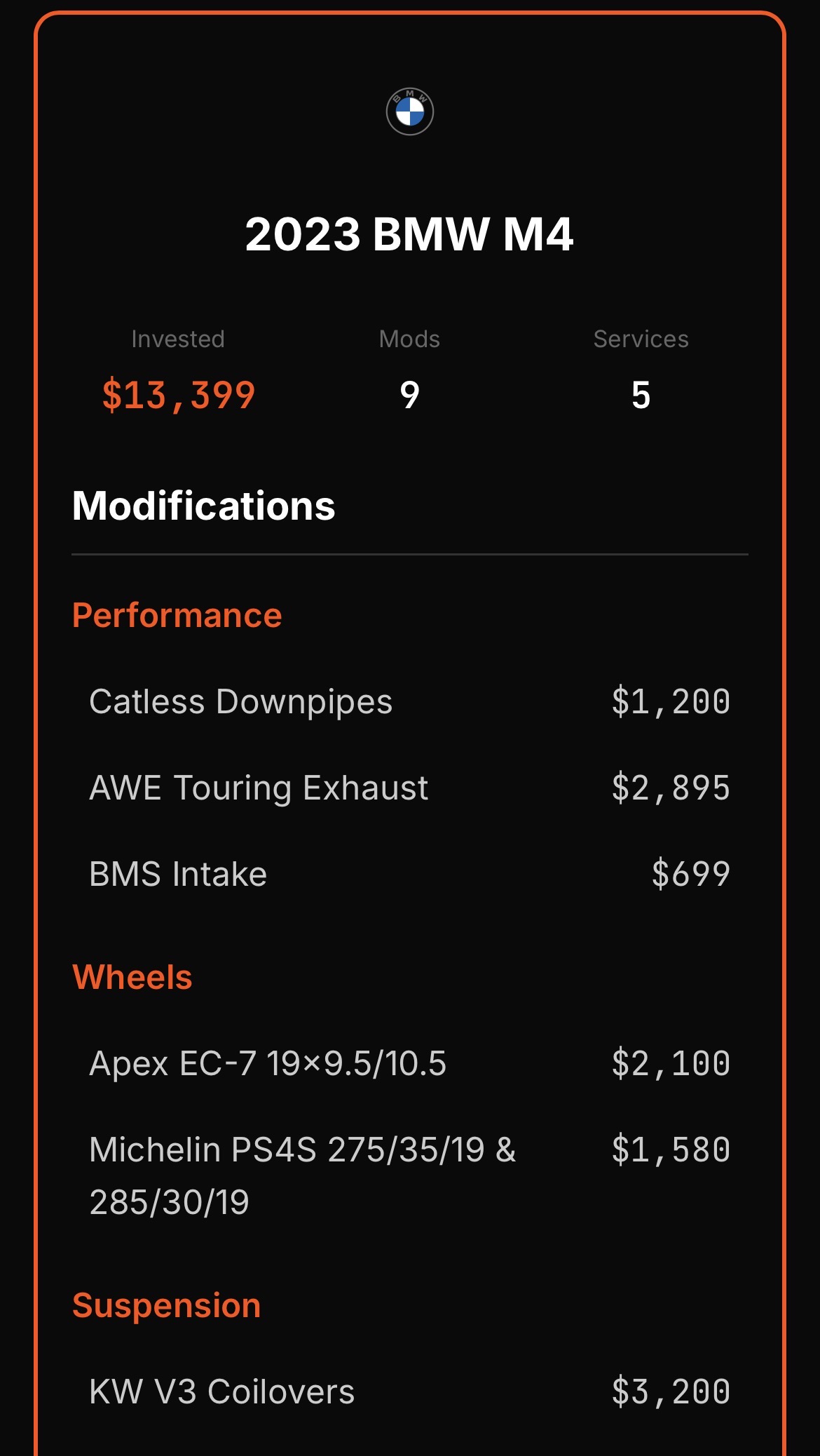 How to Track Car Modification Costs